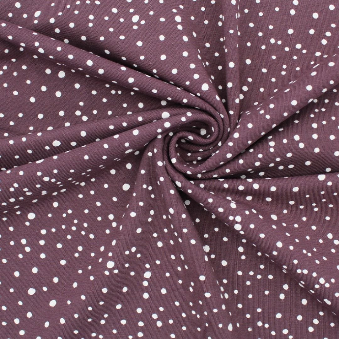 Jersey Stoff mit Punkten - Stofftime