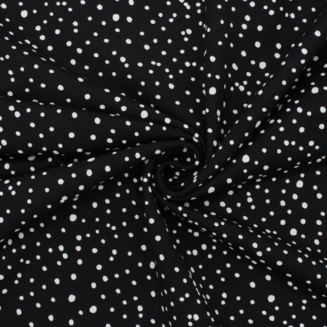 Jersey Stoff mit Punkten - Stofftime