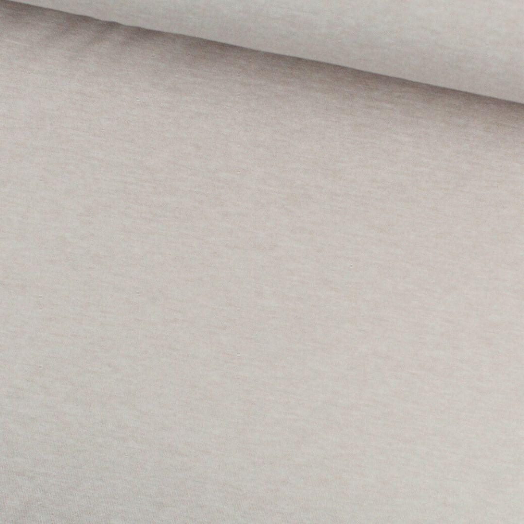 Jersey Uni | Sandbeige meliert Nr. 520 - Stofftime