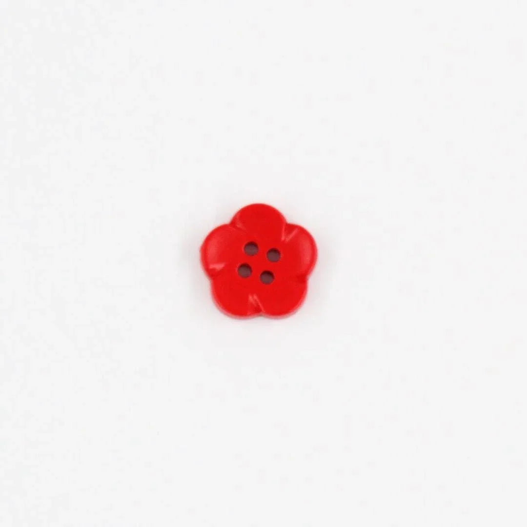 Kinderknopf Blumenform | 18 mm - Stofftime