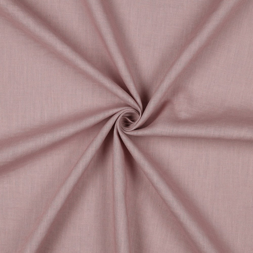 Leichter Leinen - Mix vorgewaschen | Altrosa - Stofftime