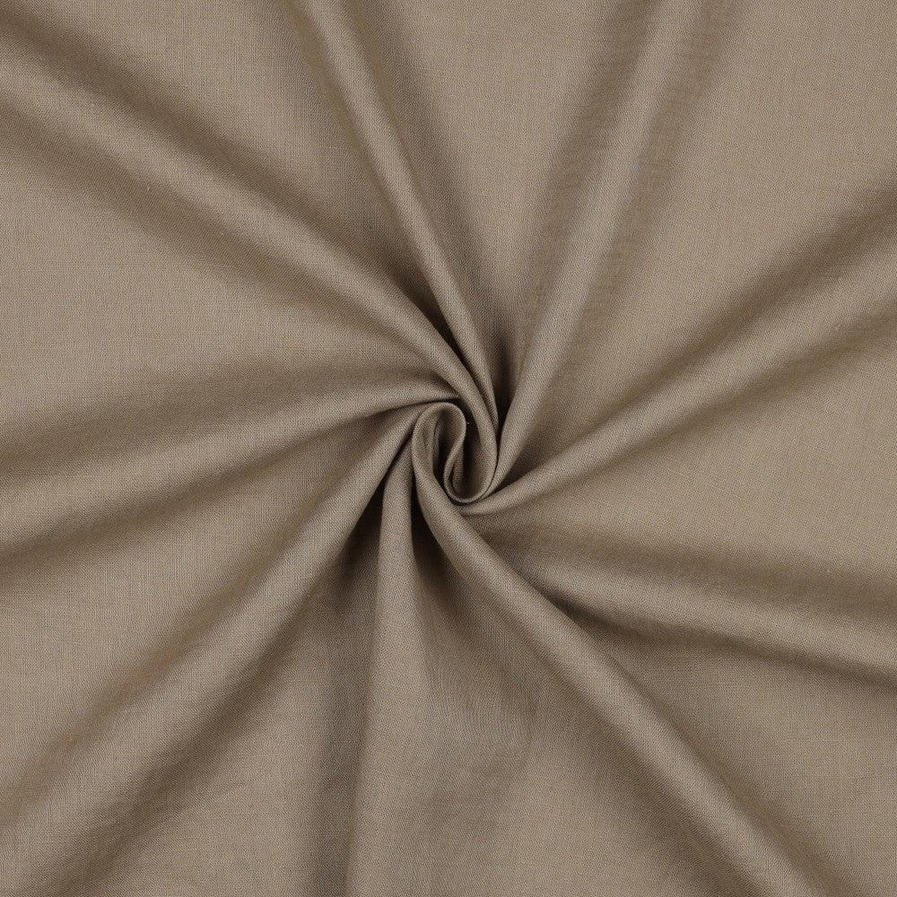 Leichter Leinen - Mix vorgewaschen | Cappuccino - Stofftime