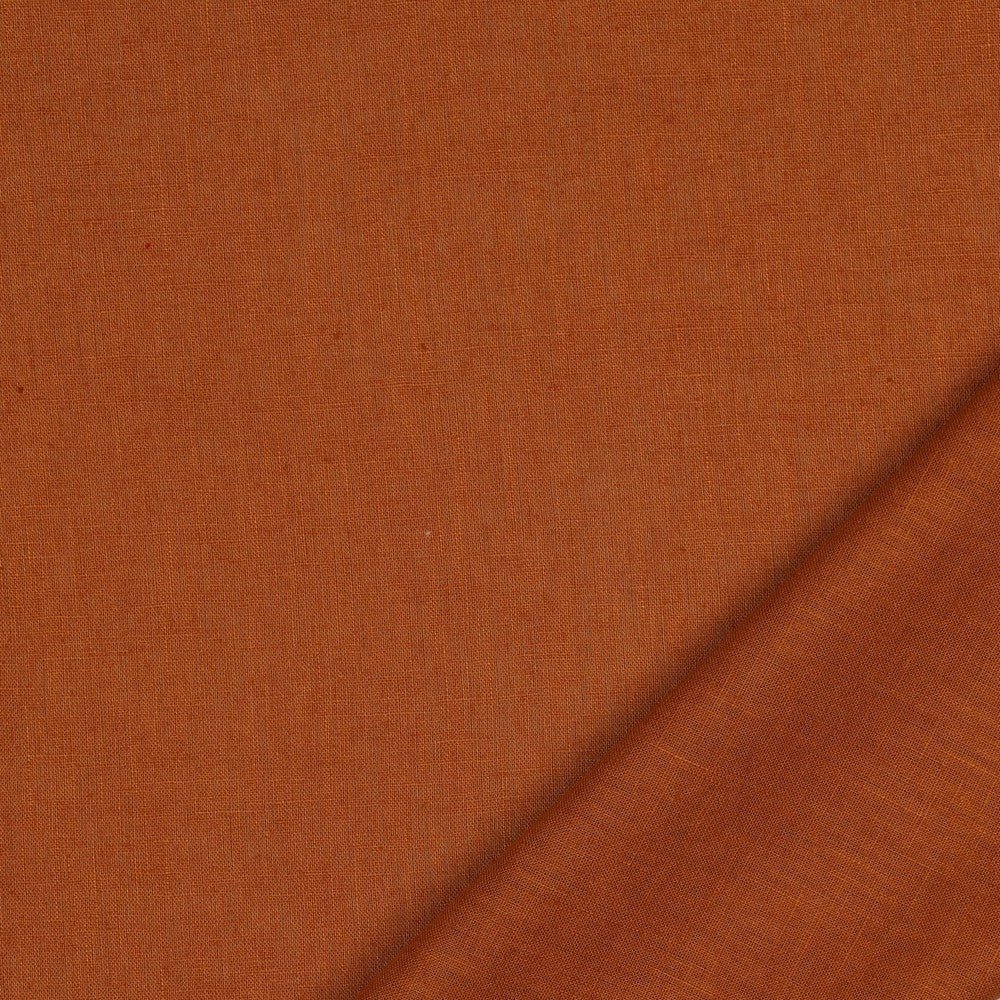 Leichter Leinen - Mix vorgewaschen | Karamellbraun - Stofftime