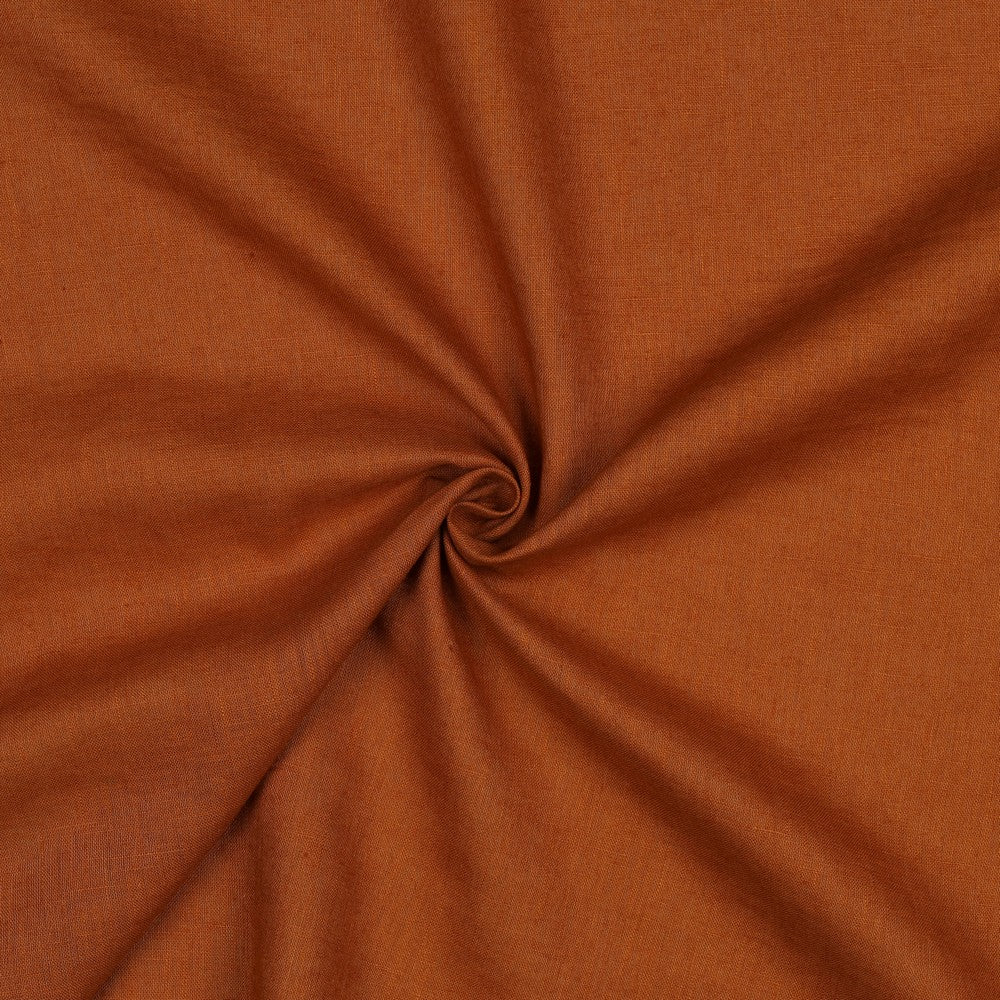 Leichter Leinen - Mix vorgewaschen | Karamellbraun - Stofftime