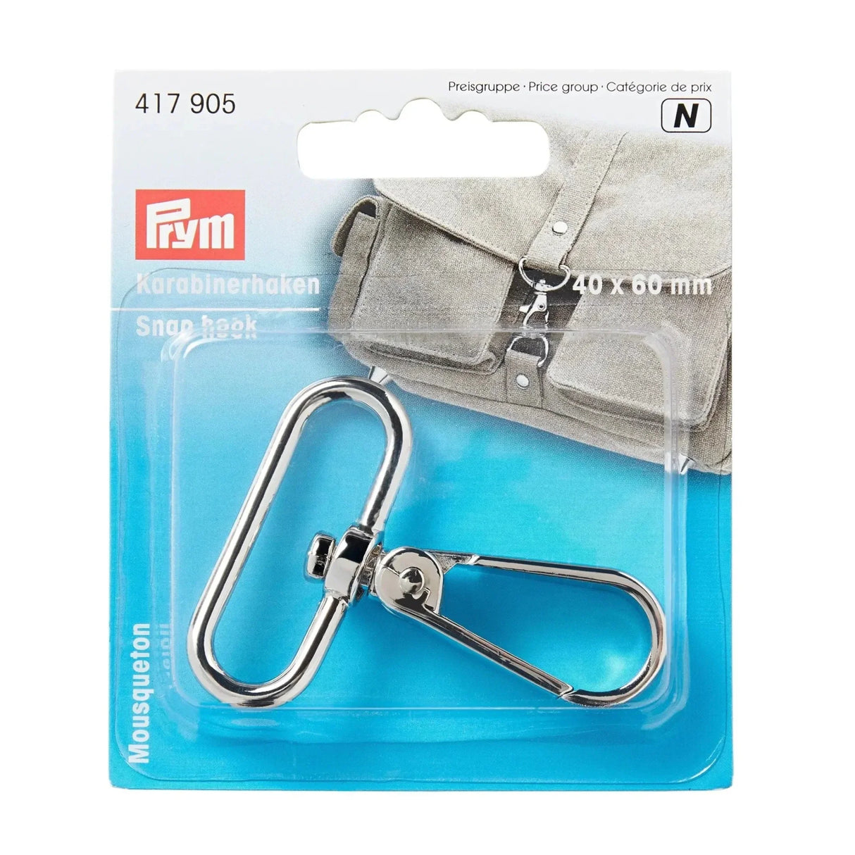 Prym Karabinerhaken 40x60 mm - Stofftime