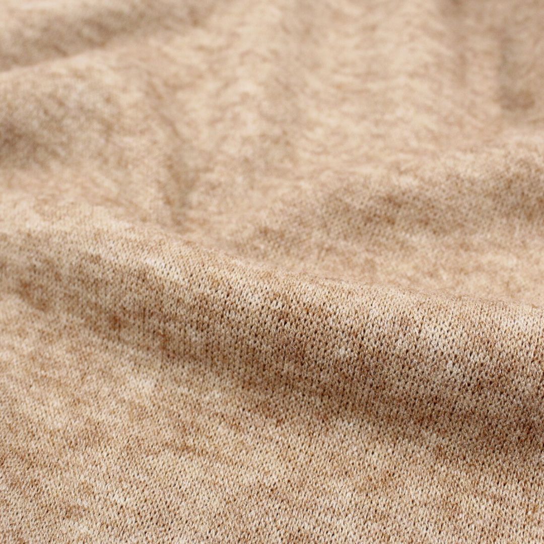 Strickjersey Beige - Stofftime