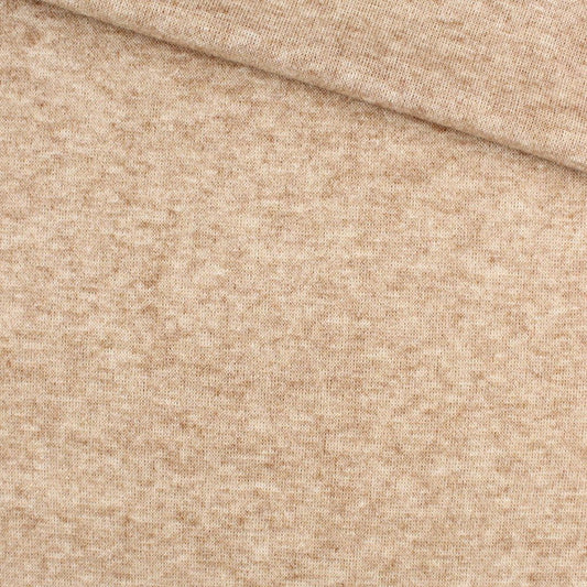 Strickjersey Beige - Stofftime