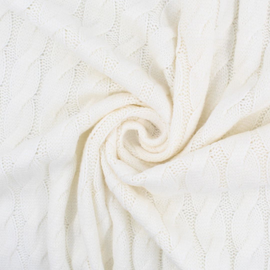 Strickstoff Nordic Cable | Ecru - Stofftime