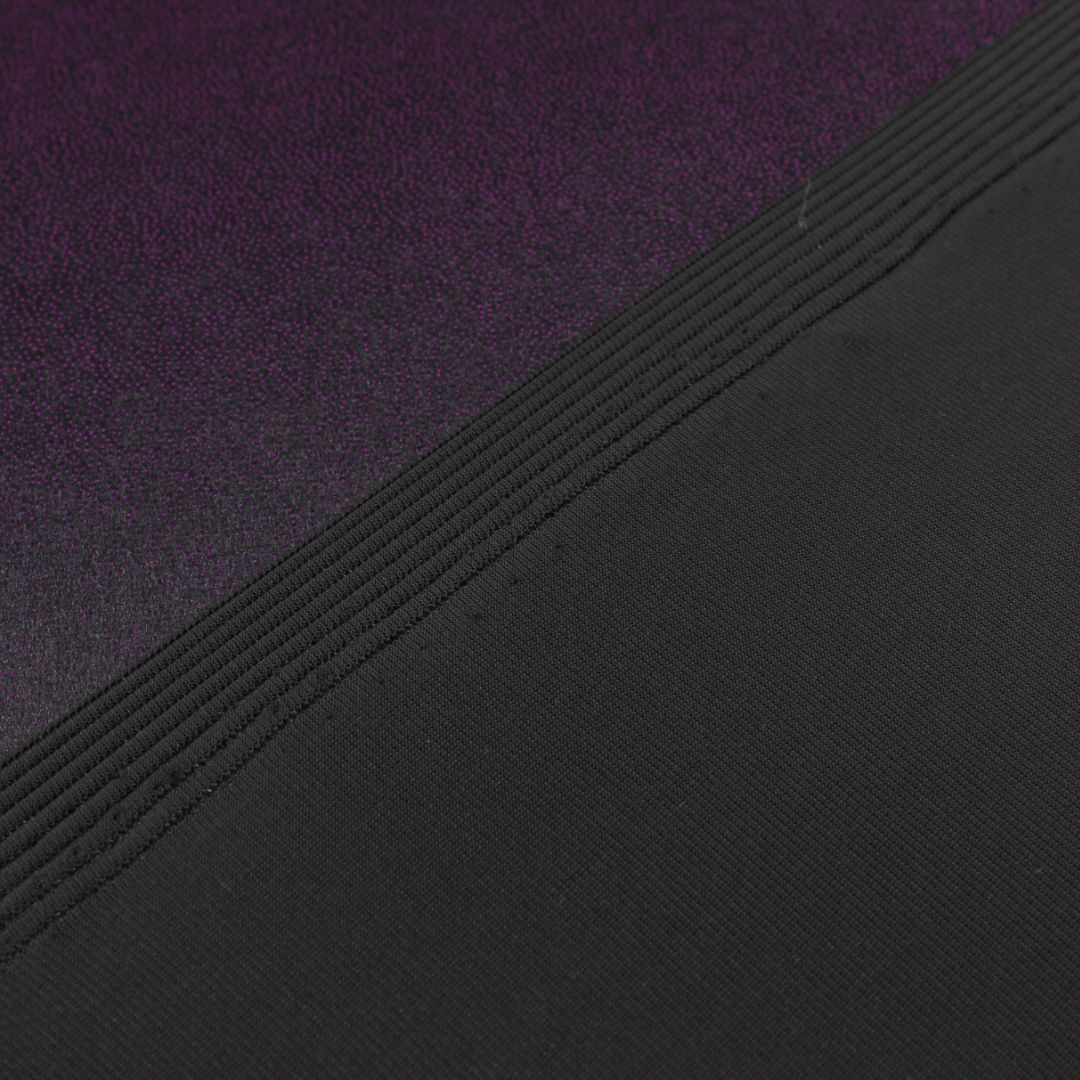 Velour „Chameleon“ | Lila - Schwarz - Stofftime