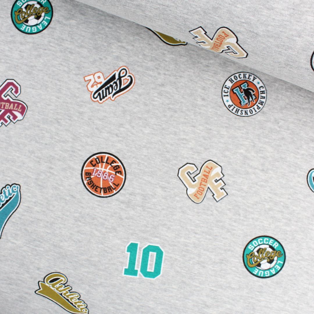 Wintersweat Sportverein - Motive | Grau meliert - Stofftime