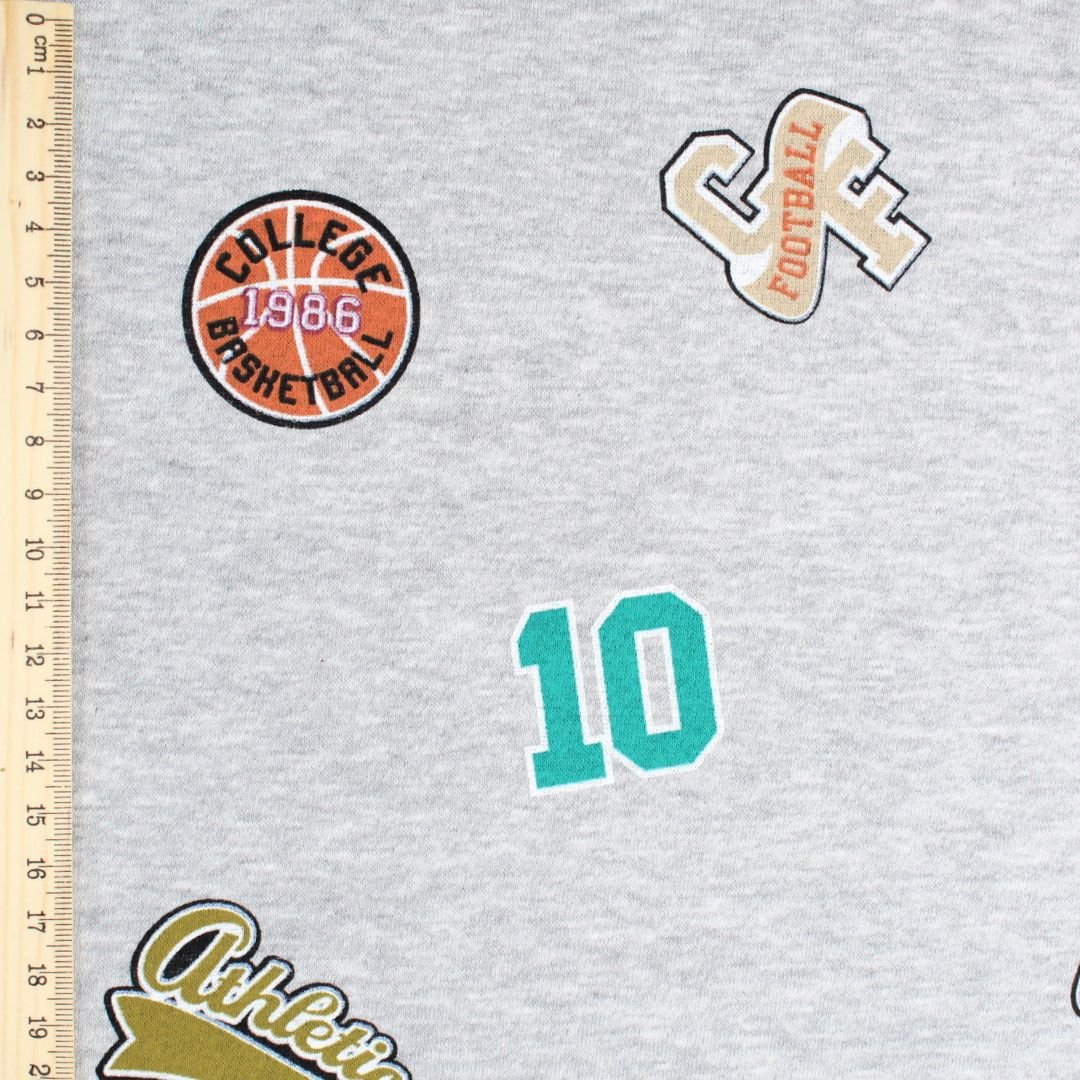 Wintersweat Sportverein - Motive | Grau meliert - Stofftime