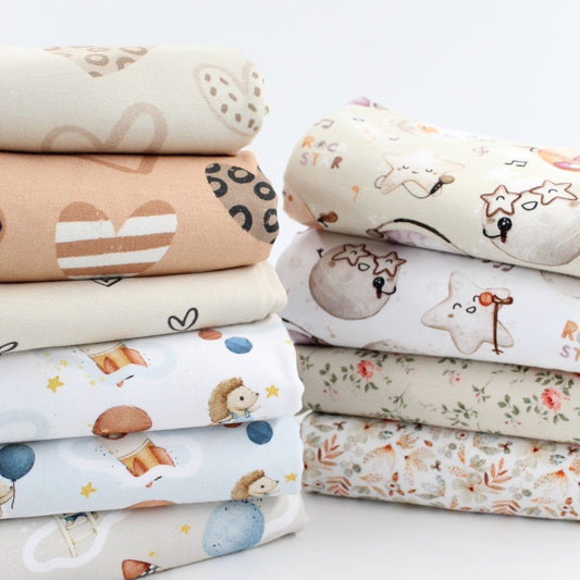 Neue Jersey-Stoffe für Babys & Kinder – OEKO-TEX Qualität für liebevolle Nähprojekte - Stofftime