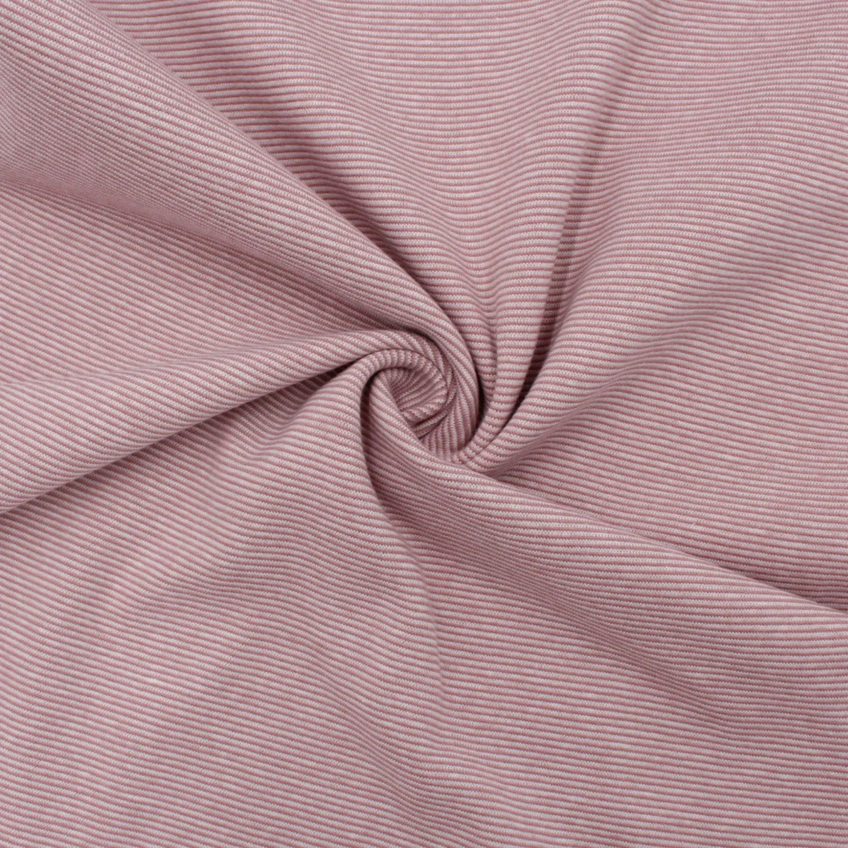 Bündchenstoff gestreift Mauve