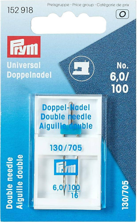 Doppel-Nähmaschinennadel No. 6,0/100 für kreative Nähprojekte