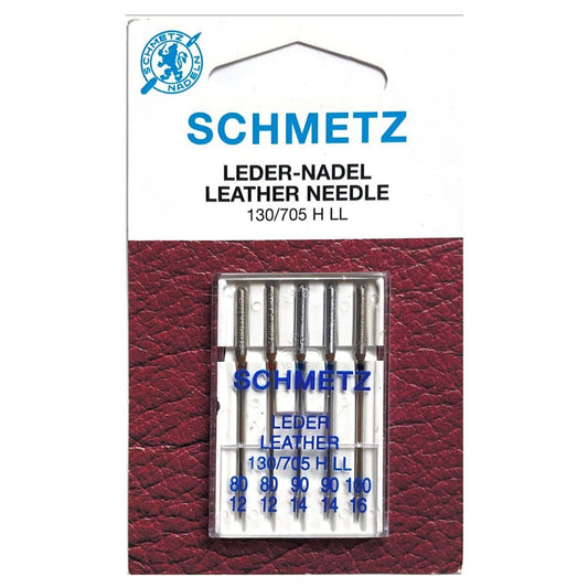 Schmetz Leder-Nadel mit Schneidespitze – Ideal für Lederarbeiten in der Packung