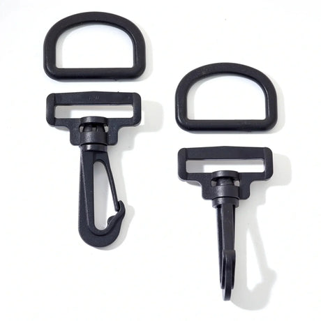 Karabinerhaken-Set von Prym mit 2 Haken, 30 mm Breite, ideal für vielseitige Befestigungen in Taschen, Rucksäcken und DIY-Projekten.