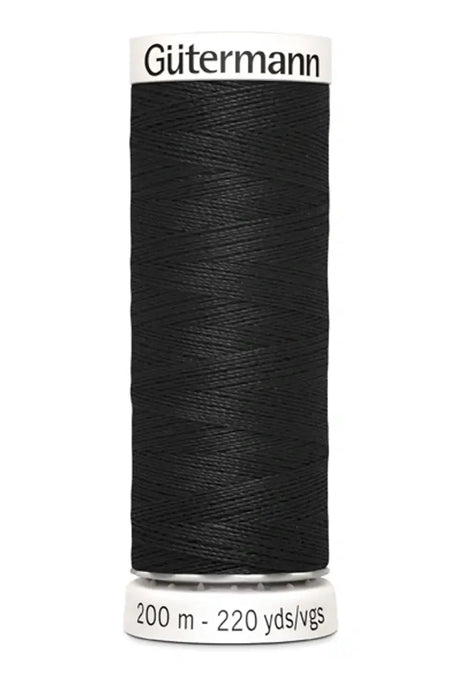 Gütermann Allesnähgarn in Schwarz, 200 Meter