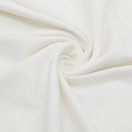 Detailansicht des nicht angerauten French Terry-Stoffs, ideal für die Herstellung von Sweatshirts und Freizeitkleidung.