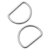 Prym Halbrundringe 40 mm aus strapazierfähigem Material, ideal für vielseitige Befestigungen in Taschen, Gürteln und Nähprojekten.