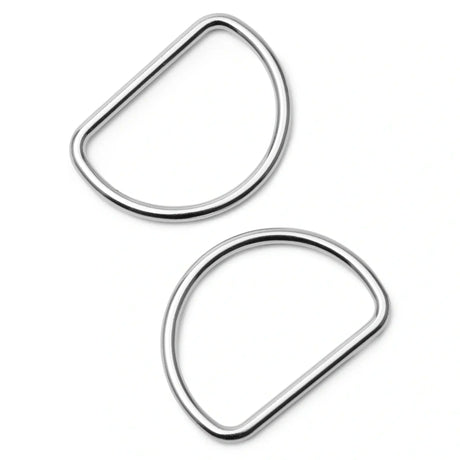 Prym Halbrundringe 40 mm aus strapazierfähigem Material, ideal für vielseitige Befestigungen in Taschen, Gürteln und Nähprojekten.