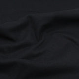 Bündchenstoff in Schwarz – Elastisch, weich und langlebig, perfekt für Nähprojekte wie Pumphosen, Strampler und Pullover.