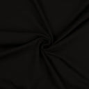 Jersey-Stoff in Schwarz – Hochwertiger, elastischer Stoff für kreative Nähprojekte wie Loungewear und T-Shirts.
