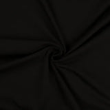 Jersey-Stoff in Schwarz – Hochwertiger, elastischer Stoff für kreative Nähprojekte wie Loungewear und T-Shirts.