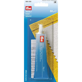 Textilkleber „Textil+“ in einer Tube, ideal zum Kleben von Stoffen, Leder und weiteren Materialien, lösungsmittelfrei und waschbeständig bis 40 Grad. Originalverpackung