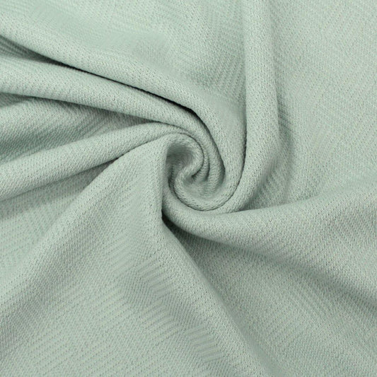 Vielseitiger Baumwolljacquard-Stoff mit zartem Muster – ideal für elegante Kleider und Röcke | Pastellgrün