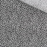 Baumwollpopeline Leopardenmuster Ecru