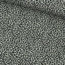 Baumwollpopeline Mini-Leopard Khaki – glatter Baumwollstoff mit Muster