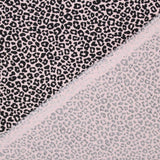 OEKO-TEX zertifizierter Baumwollstoff in Rosa mit Mini-Leopardenmuster – vielseitig einsetzbar