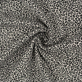 Detailansicht Baumwollpopeline Mini-Leopard – strukturierte Oberfläche