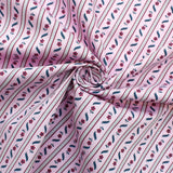 Baumwollsatin kleine Blumen | Rosa