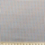 Baumwollsatin mit feinem Karomuster – Beige