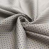 Baumwollsatin mit feinem Karomuster – Beige