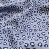 Baumwollsatin mini Leo | Blau