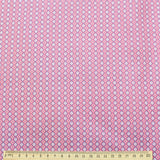 Baumwollsatin Kleine Blüten Geometrisch