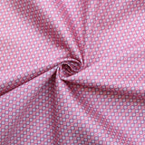 Baumwollsatin Kleine Blüten Geometrisch