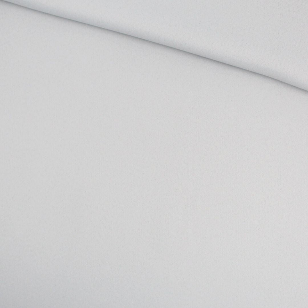 Verdunkelungsstoff 100% Polyester Rolle 140 cm breit, beige, 220 g/m² – Nahaufnahme Stoffstruktur| Silbergrau