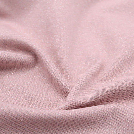 Hochwertiger Bündchenstoff in Nude Rosa, ideal für kreative Nähprojekte wie Pumphosen und Strampler. Oeko-Tex Produktklasse I zertifiziert.