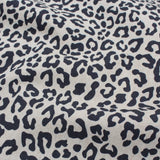 Canvas Stoff in Leinen-Optik | Leopardenmuster
