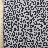 Canvas Stoff in Leinen-Optik | Leopardenmuster