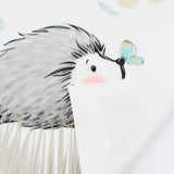 Panel aus Canvas – Igel mit Schmetterling | 39x28 cm