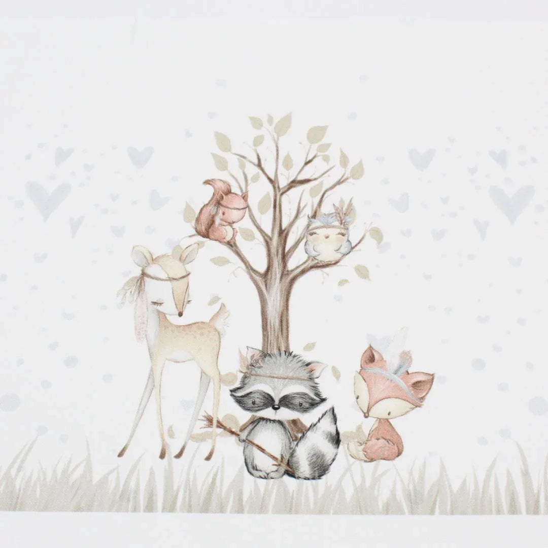 Panel aus Canvas – Waldfreunde | 27x40 cm