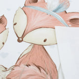 Panel aus Canvas – Zwei Füchse und Eule | 46x38,5 cm