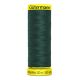 Maraflex Nähfaden - elastischer Nähfaden für hochelastische Nähte, hergestellt aus 100% PBT mit Micro Core Technology, ideal für Bekleidung. Waldgrün