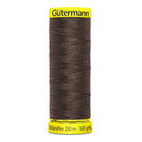 Maraflex Nähfaden - elastischer Nähfaden für hochelastische Nähte, hergestellt aus 100% PBT mit Micro Core Technology, ideal für Bekleidung. Braun