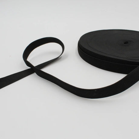 Gummiband 15 mm in schwarz