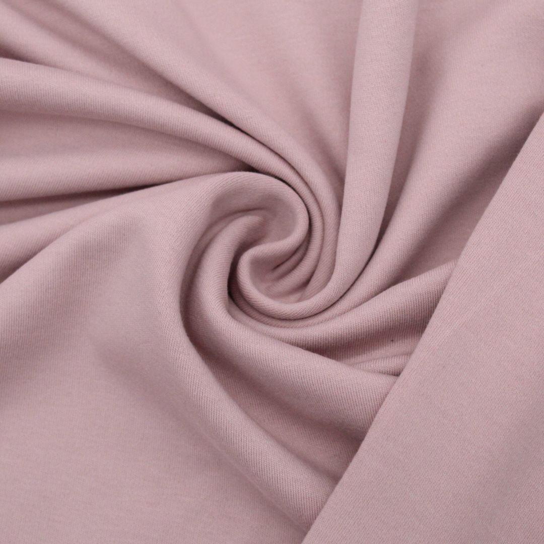 Interlock Jersey in Nude Rosa mit Rückseite